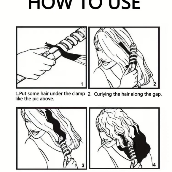 New in box Spiral Curl Ceramic Curling Iron - Picture 5 of 6